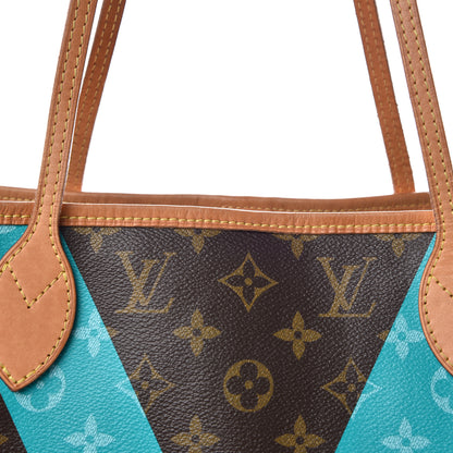 Louis Vuitton Monogram V Neverfull MM Turquoise 8 of 19