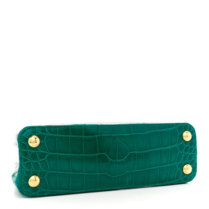 Louis Vuitton Alligator Capucines BB Emeraude 4 of 12