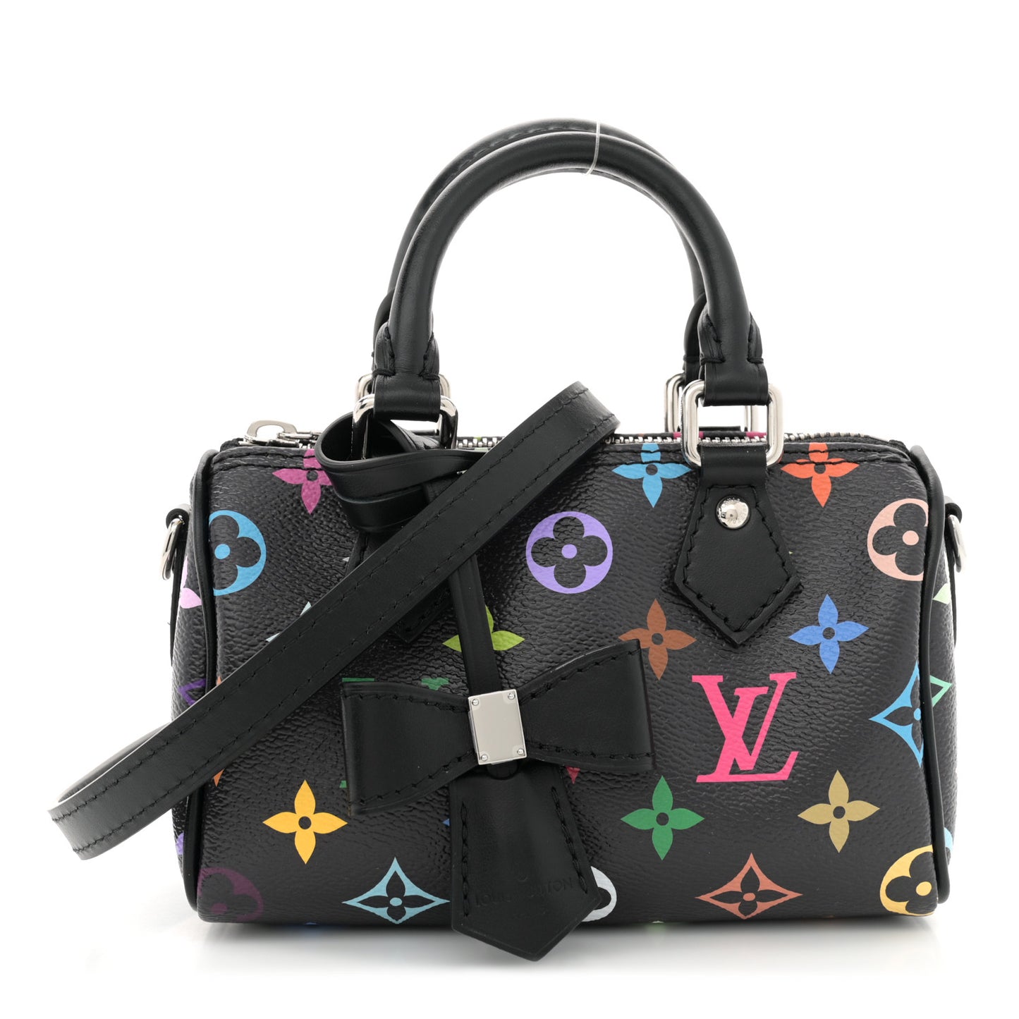 LV X TM Monogram Multicolor Nano Speedy Black