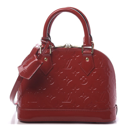 Louis Vuitton Vernis Alma BB Cherry 1 of 10