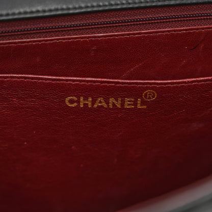 Chanel Lambskin Quilted XL Jumbo Single Flap Black 7 of 15