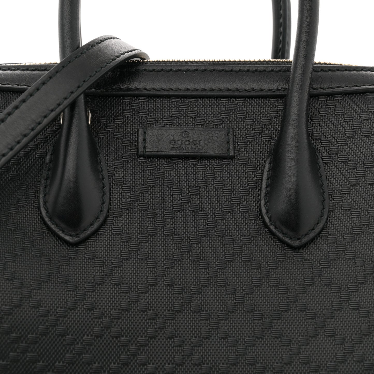 Hilary Lux Bright Diamante Top Handle Bag Black