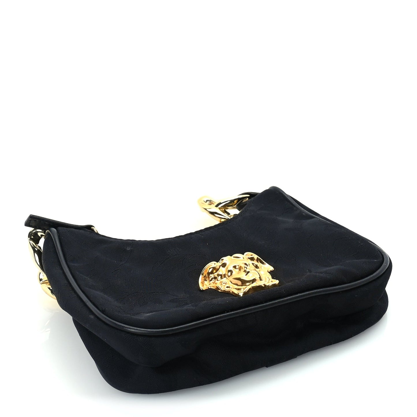 Nylon Palazzo Childrens Shoulder Bag Black