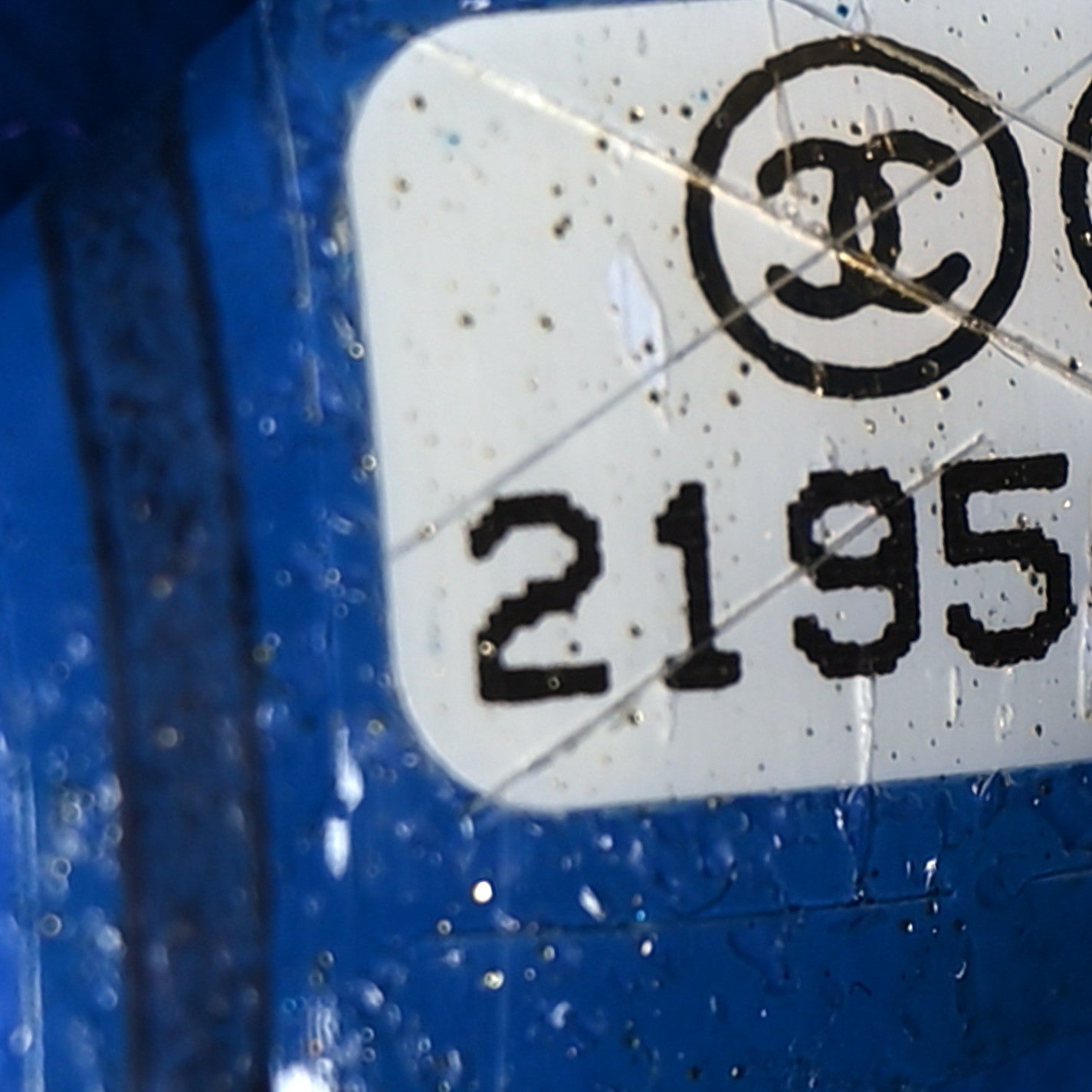 Caviar Quilted Jumbo Double Flap Blue