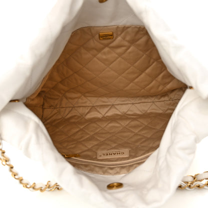 Chanel Calfskin Quilted Small Chanel 22 White 6 of 12