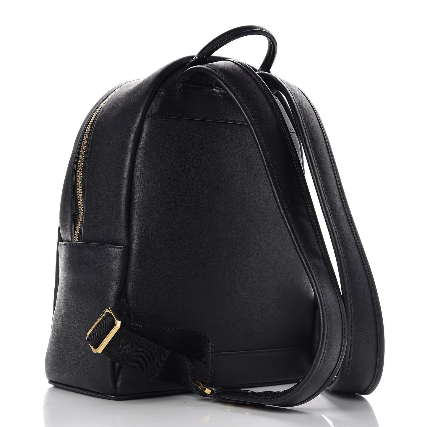 Smooth Calfskin Radial Studded Stark Small Backpack Black