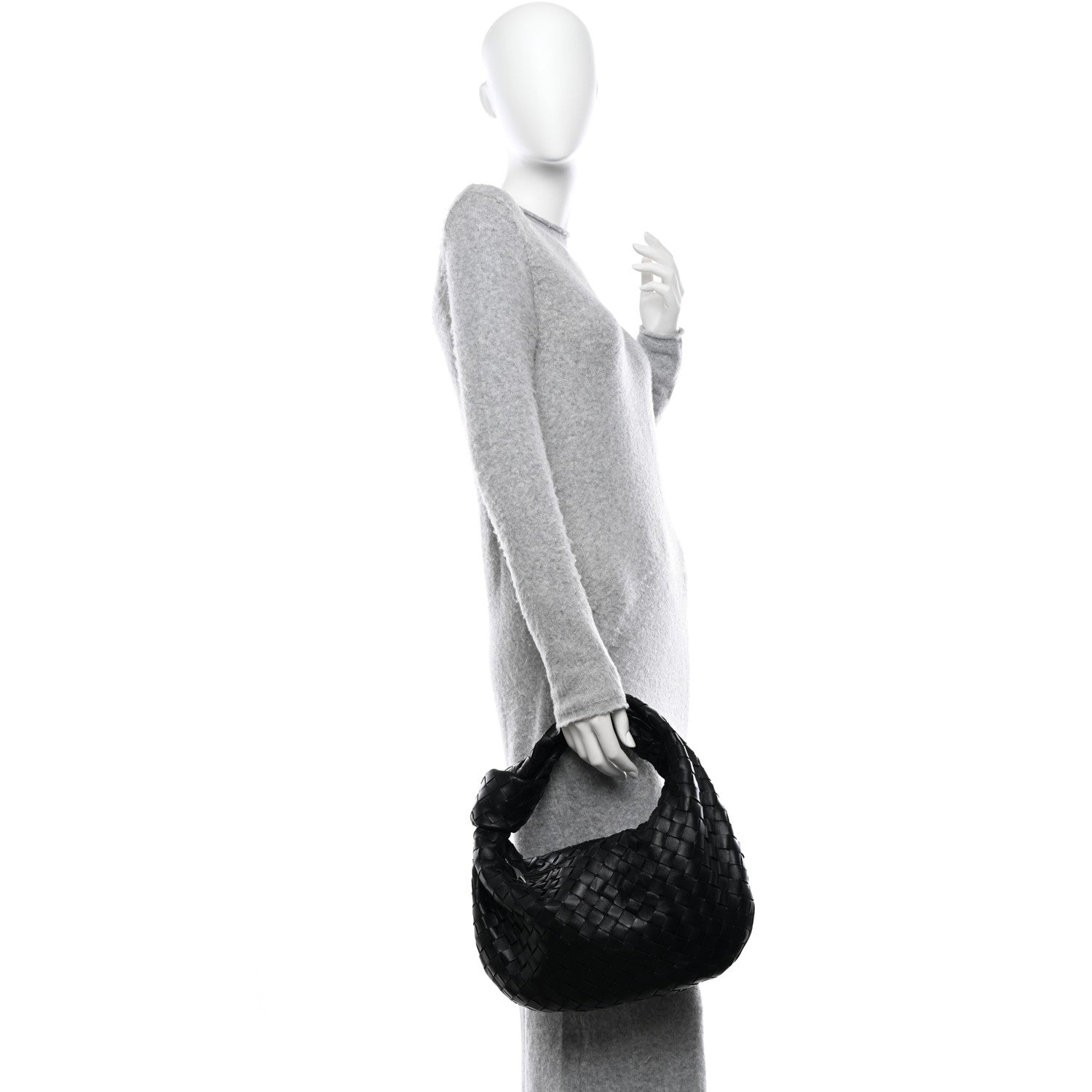 Bottega Veneta Nappa Intrecciato Teen Jodie Hobo Black 2 of 10