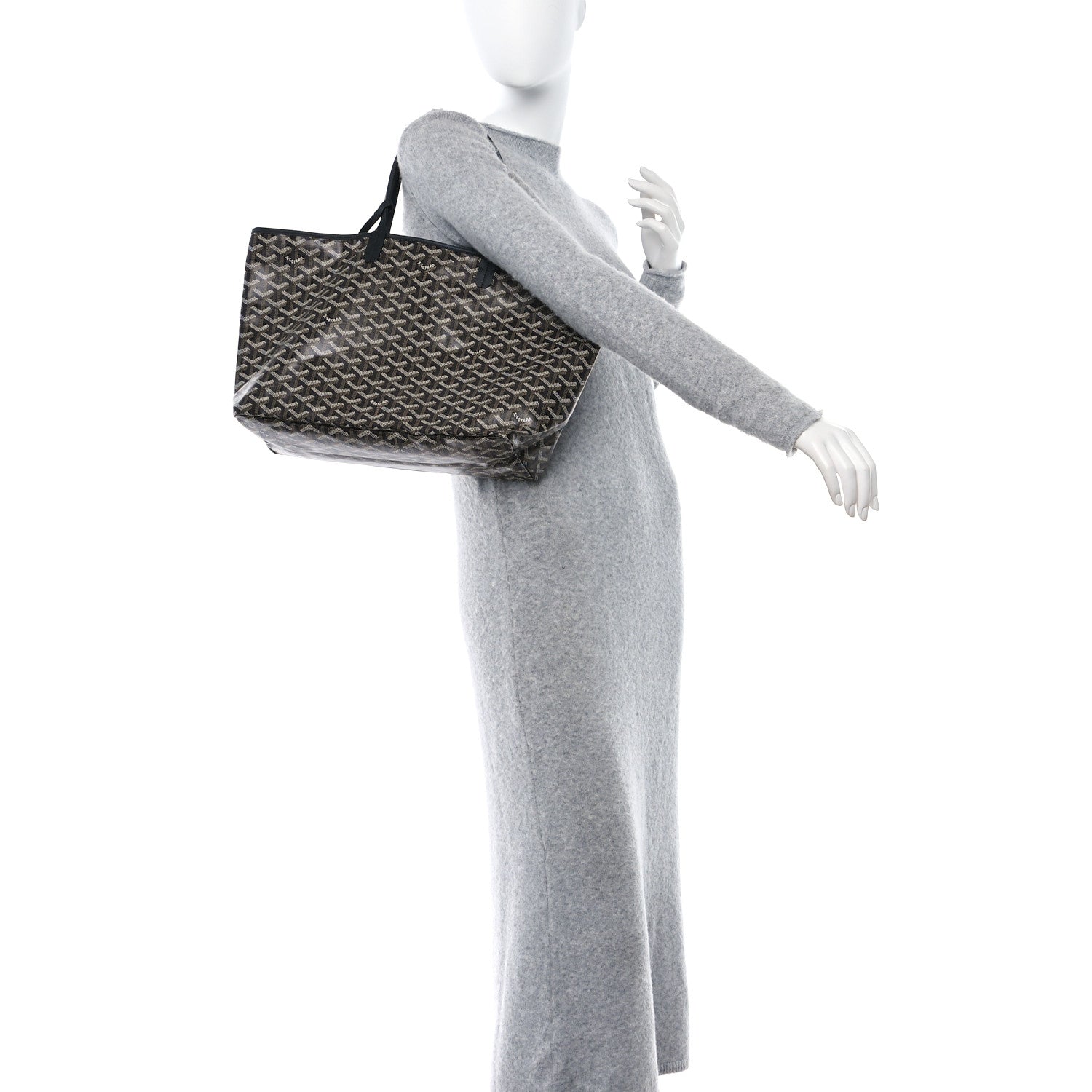 Goyard Goyardine Saint Louis PM Black 3 of 10