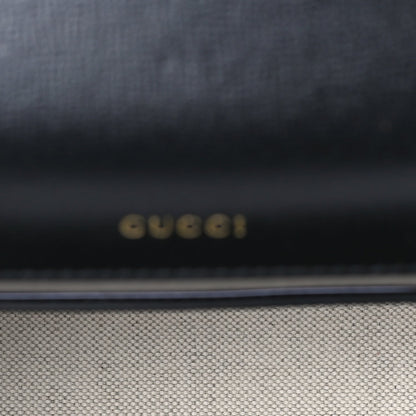 Gucci Azalea Calfskin Horsebit 1955 Shoulder Bag  Black 5 of 7