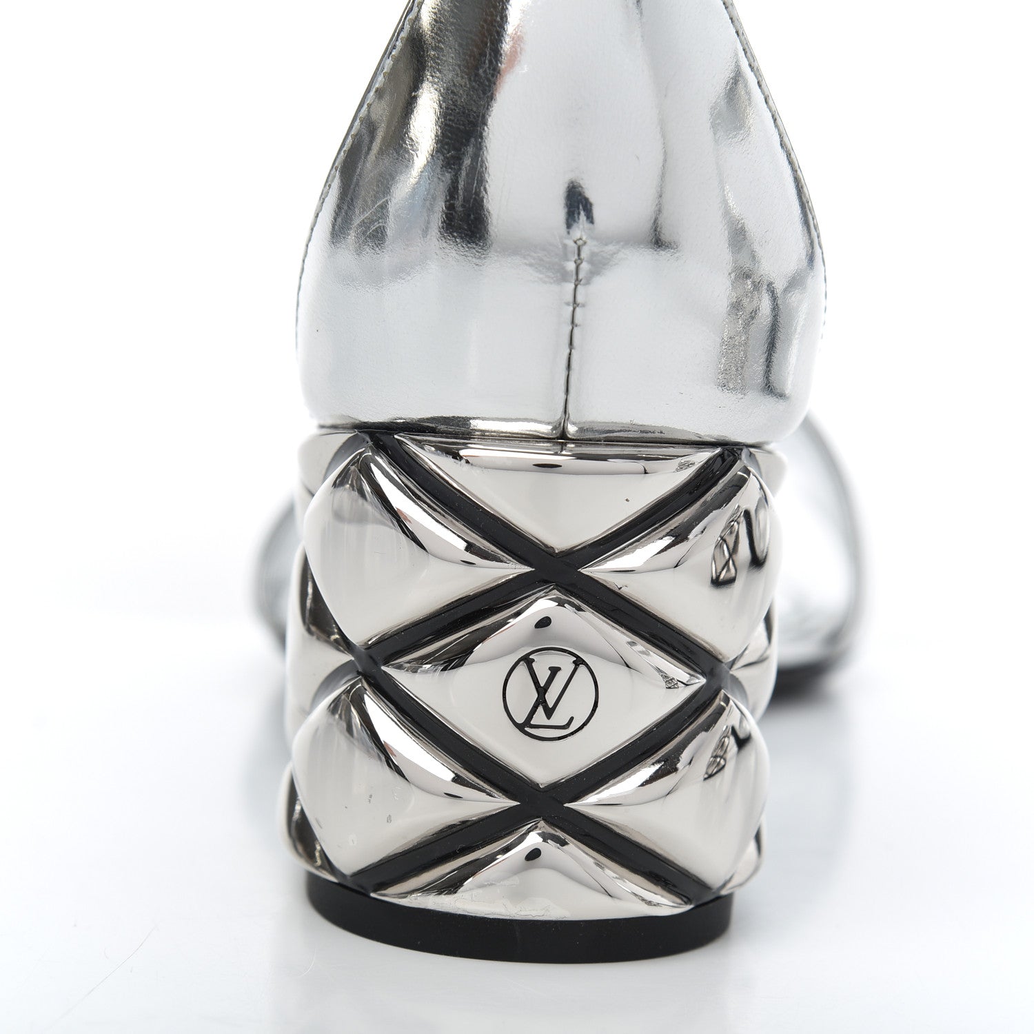 Louis Vuitton Calfskin Silver Light Sandal 37.5 Argent 15 of 16