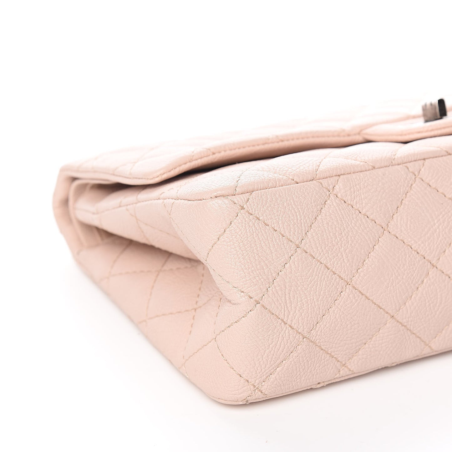 Crumpled Calfskin Quilted 2.55 Reissue 226 Flap Light Pink