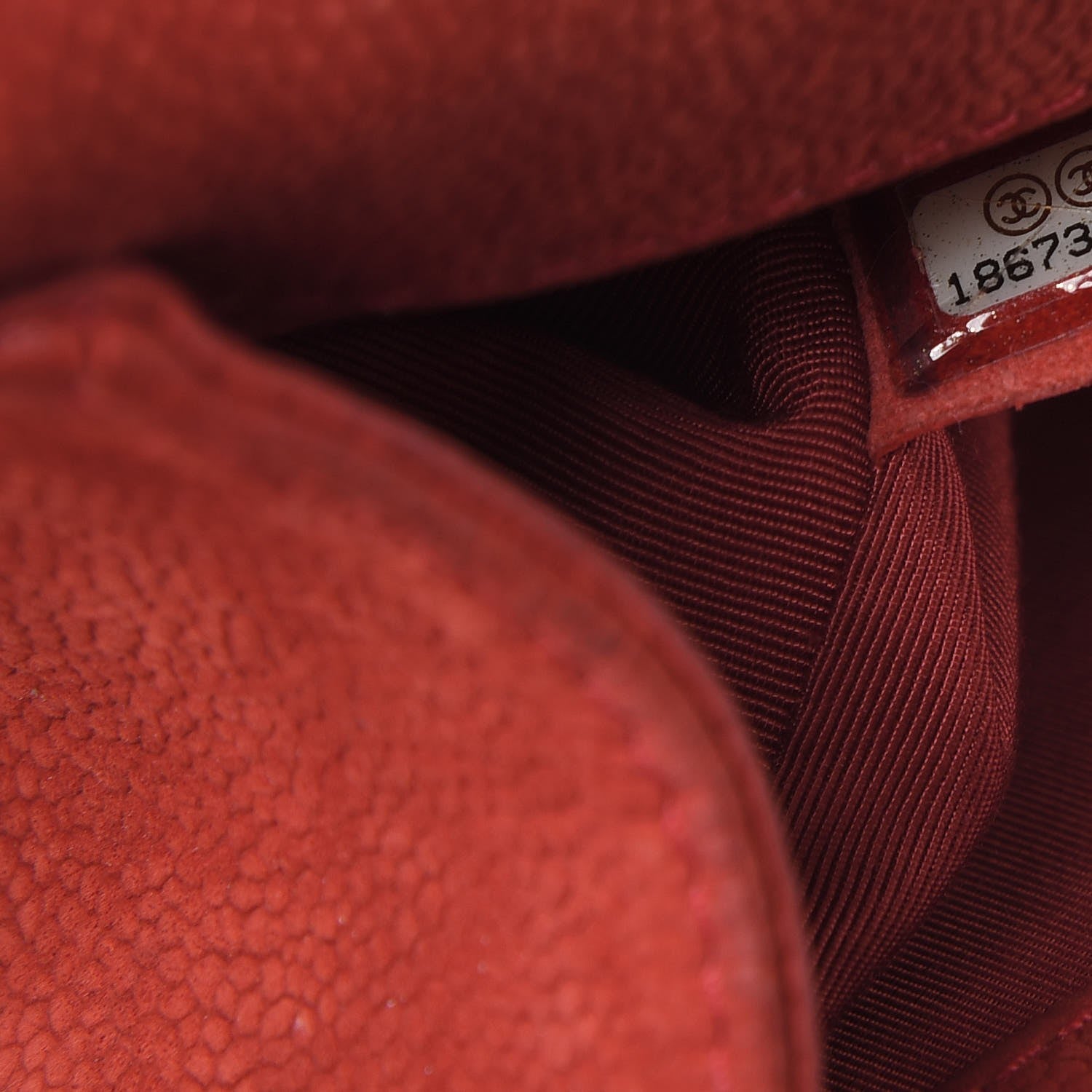 Chanel Iridescent Caviar Quilted Medium Boy Flap Red 7 of 13