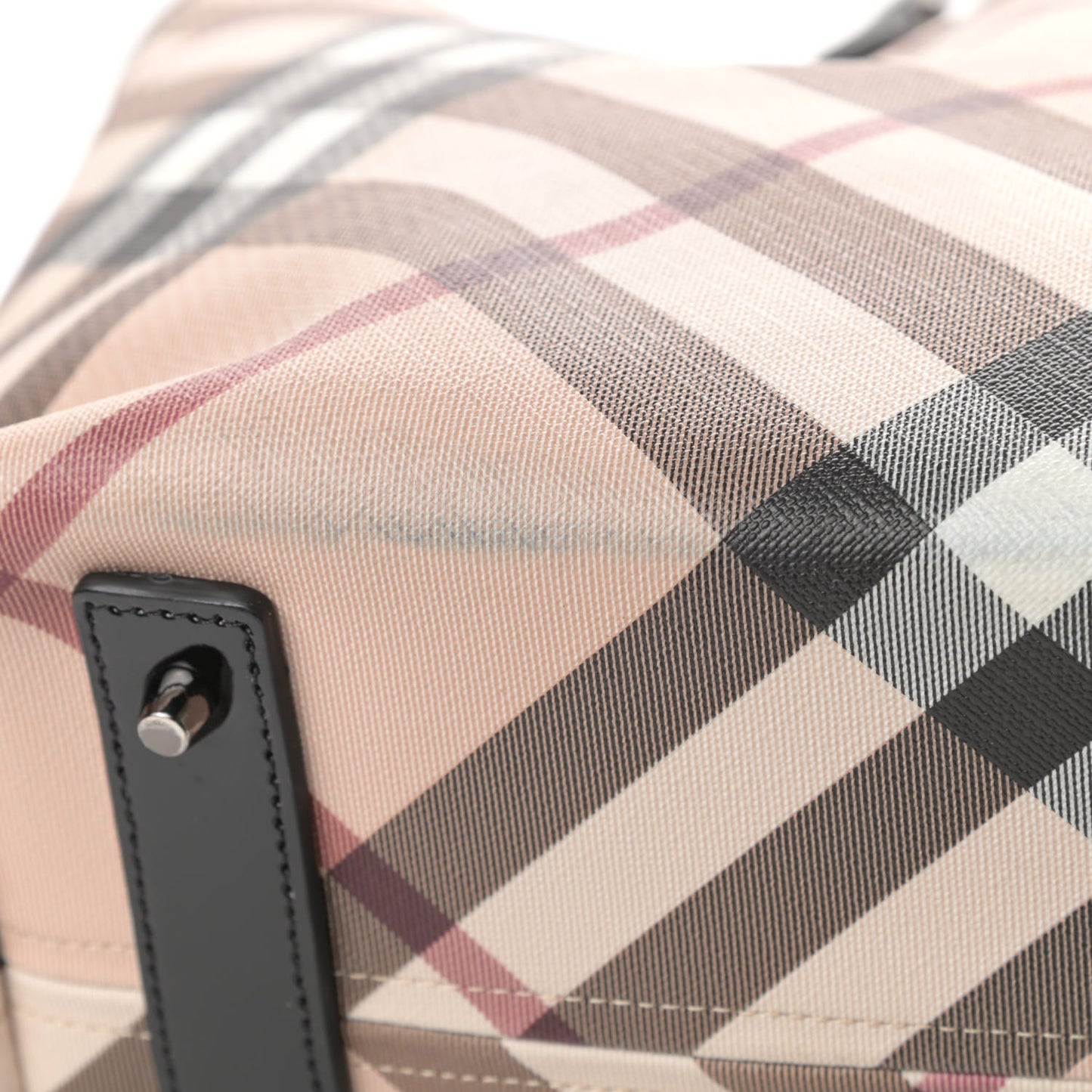 Nova Check Large Nickie Tote Black