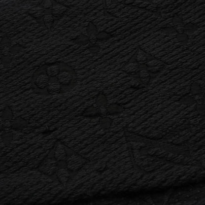 Louis Vuitton Wool Silk Logomania Scarf Charcoal 6 of 6