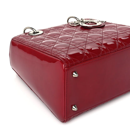 Christian Dior Patent Cannage Medium Lady Dior Red 7 of 8