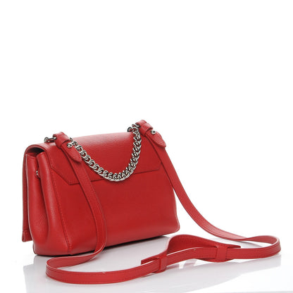 Louis Vuitton Calfskin Lockme II Chain Bag BB Rubis 3 of 11