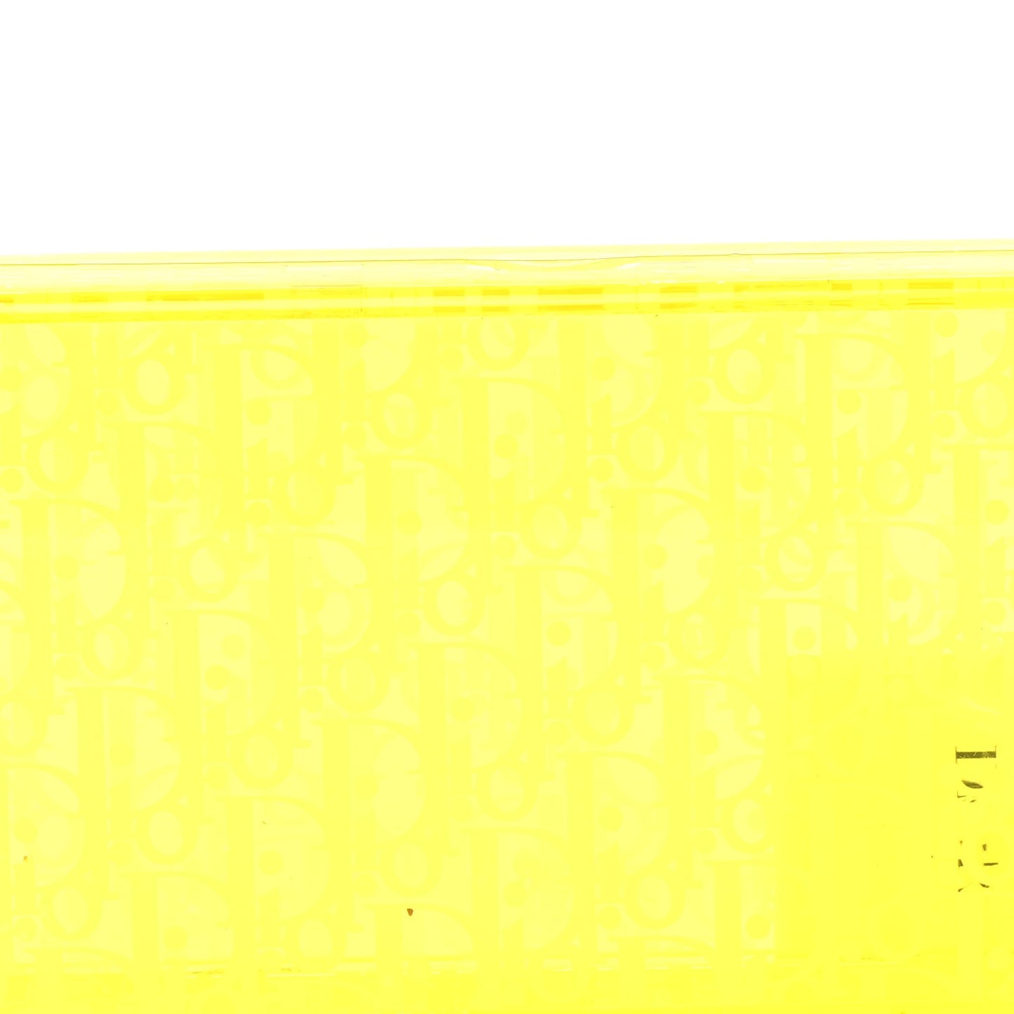 X RIMOWA Plexiglass Pouch Translucent Yellow