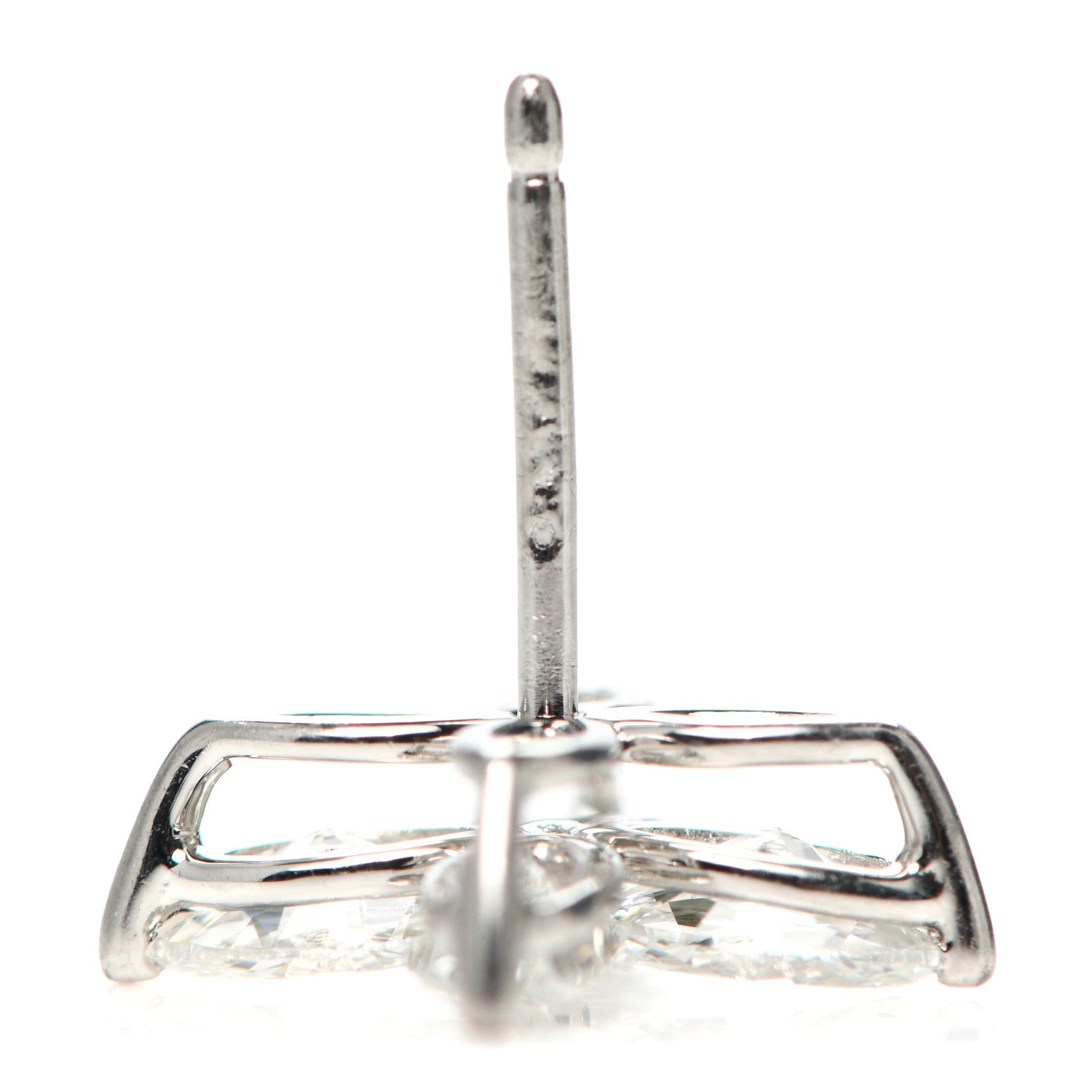 Tiffany Platinum Diamond Large Victoria Earrings 4 of 4