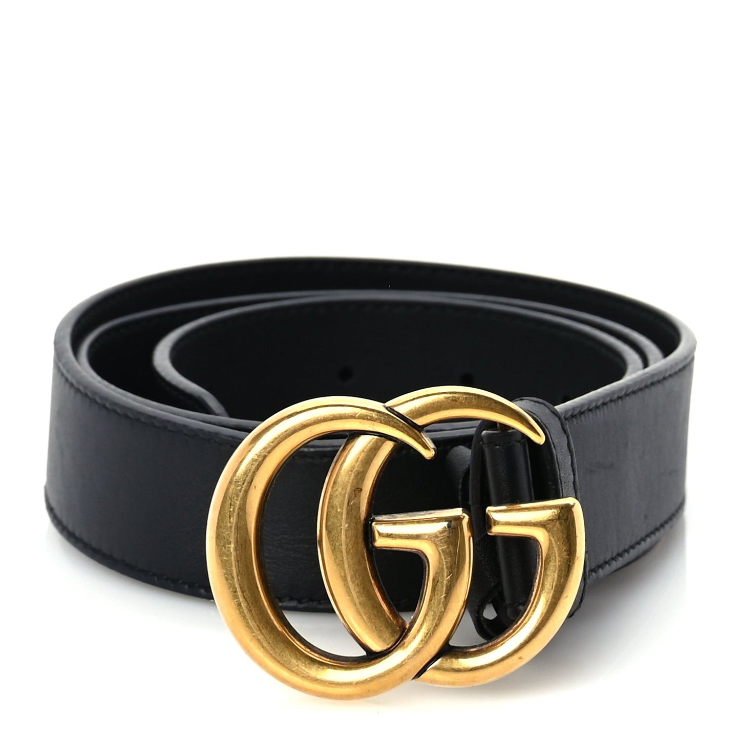Calfskin Double G 40mm Belt 85 34  Black