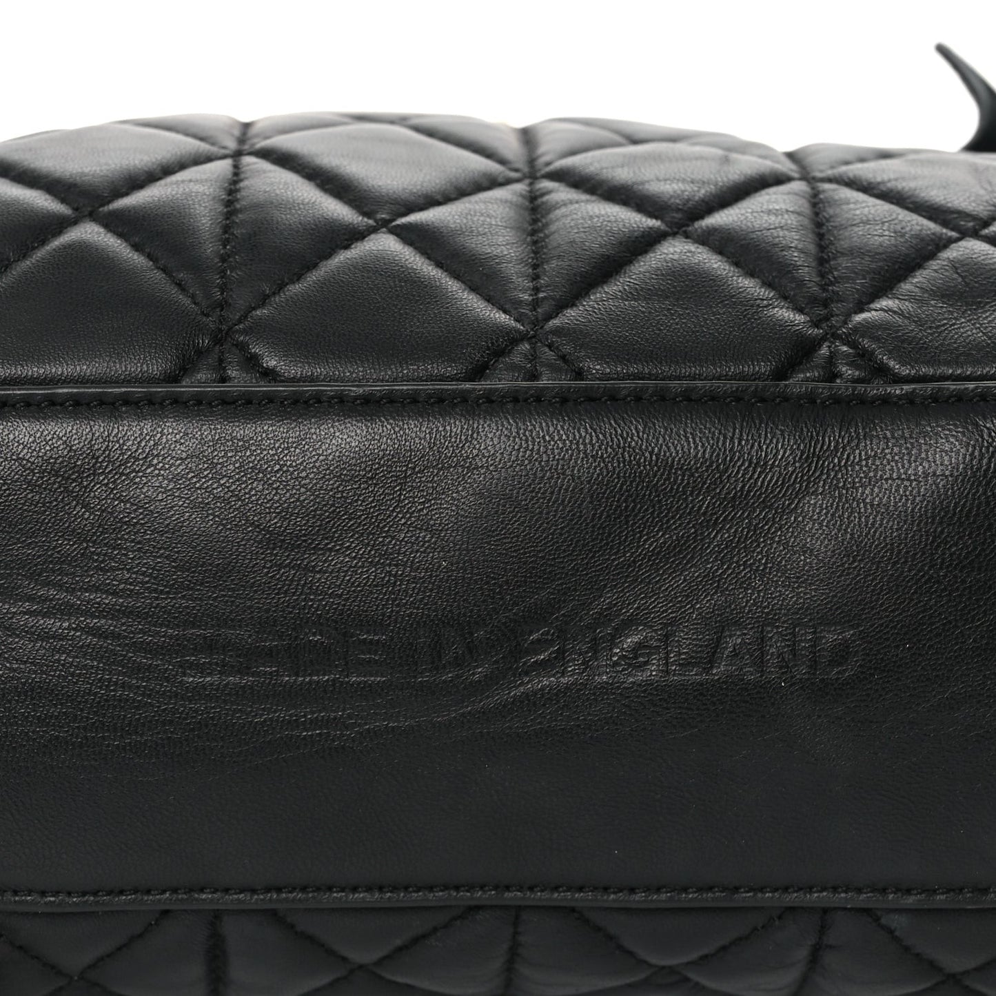 Nappa Quilted Mini Cara Delevingne Convertible Bag Black