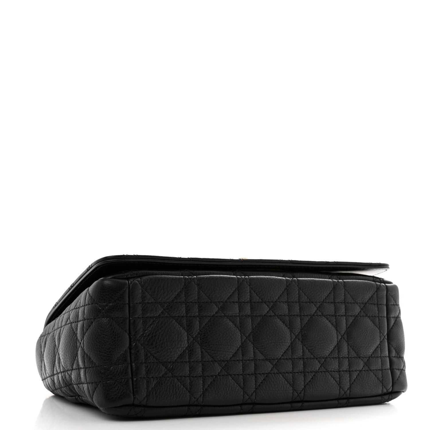 Christian Dior Calfskin Cannage Medium Caro Bag Black 4 of 7