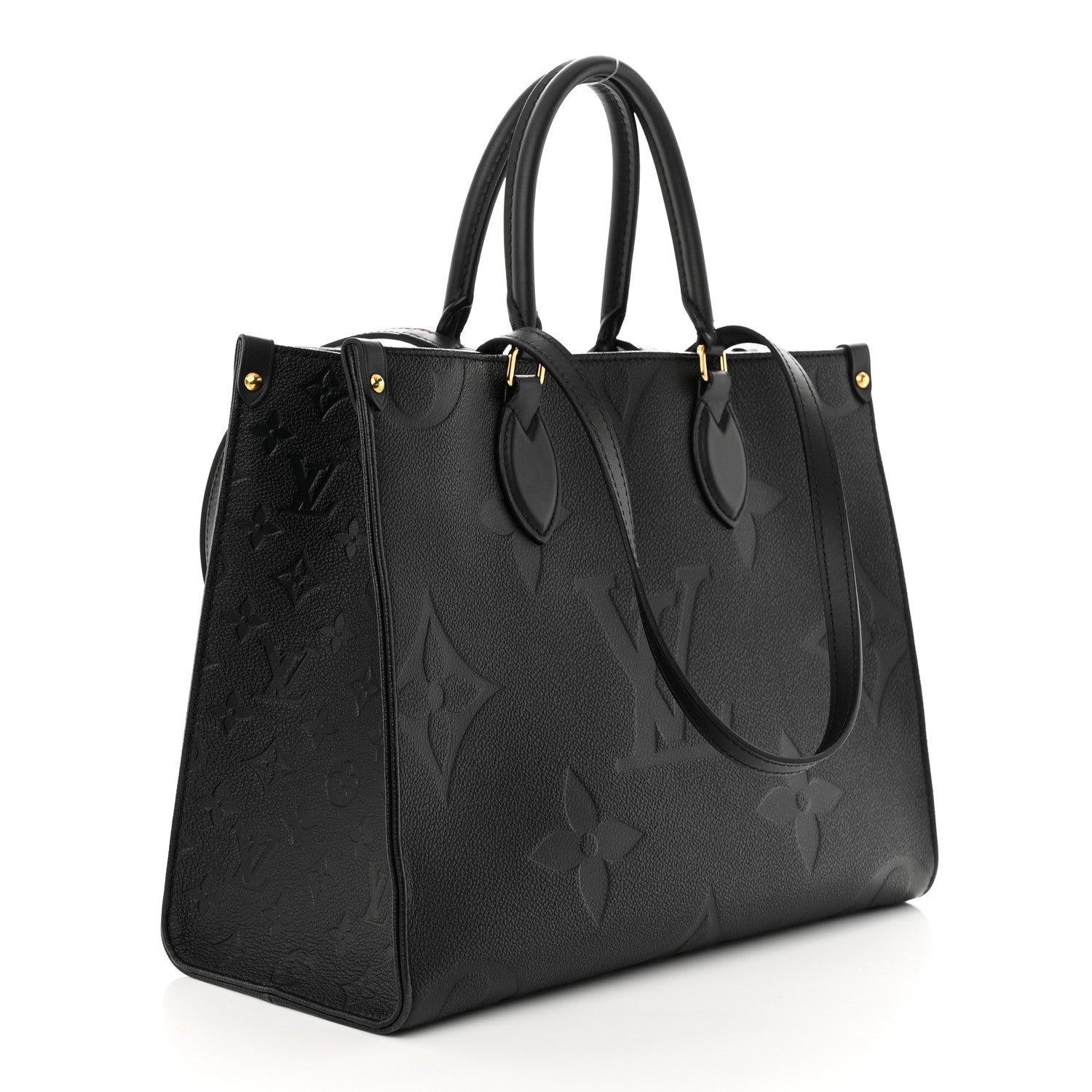 Louis Vuitton Empreinte Monogram Giant Onthego MM Black 3 of 10