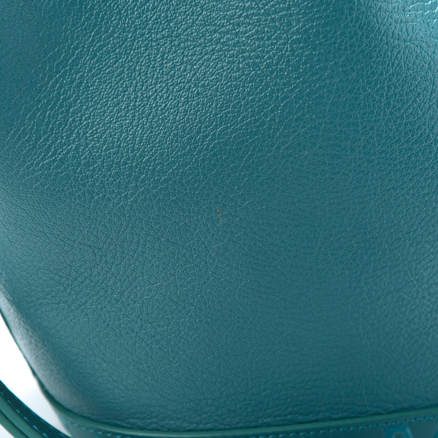 MCM Goatskin Milano Drawstring Mini Bag Deep Lagoon 11 of 11