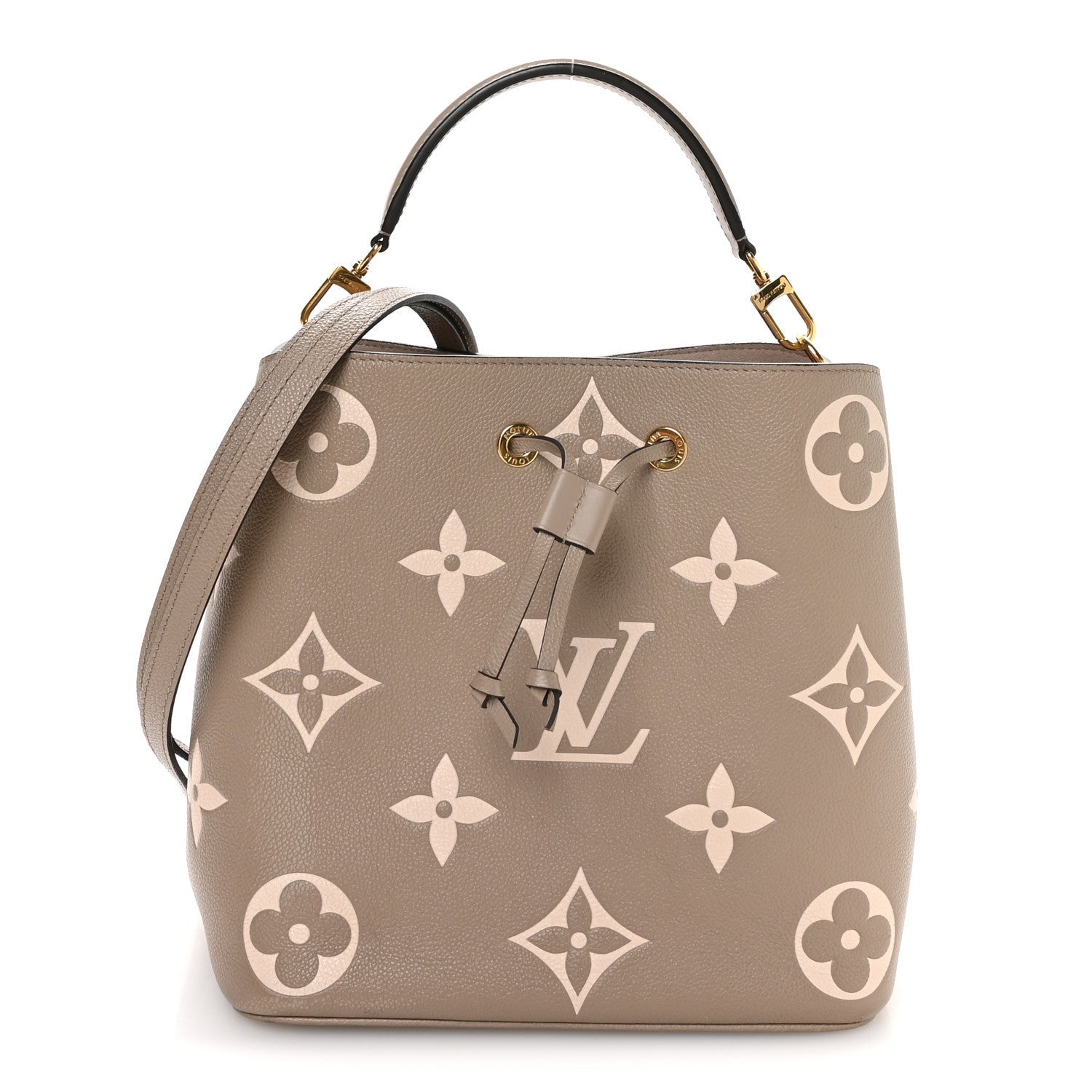 Louis Vuitton Empreinte Monogram Giant Neonoe MM Tourterelle Creme 1 of 1