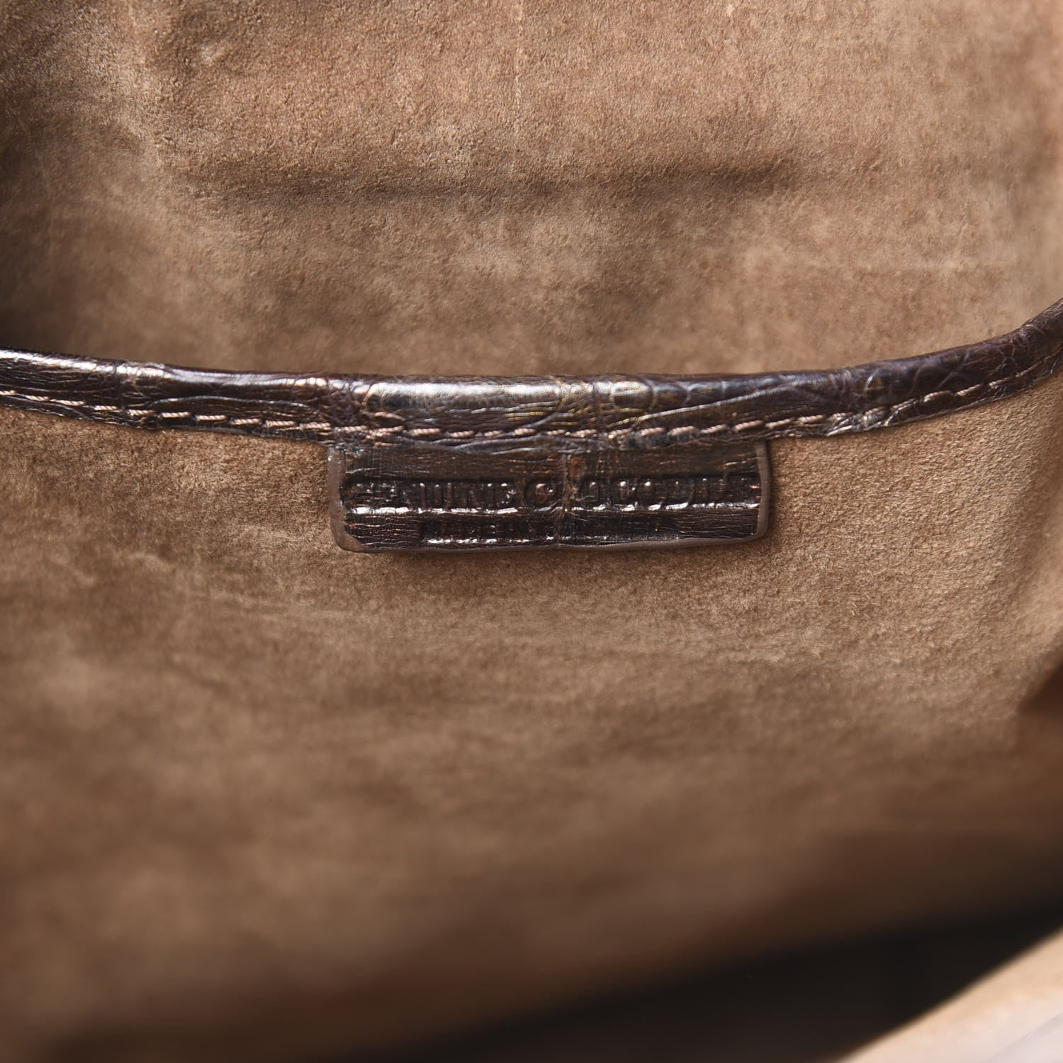 Nancy Gonzalez Crocodile Tote Brown 7 of 12