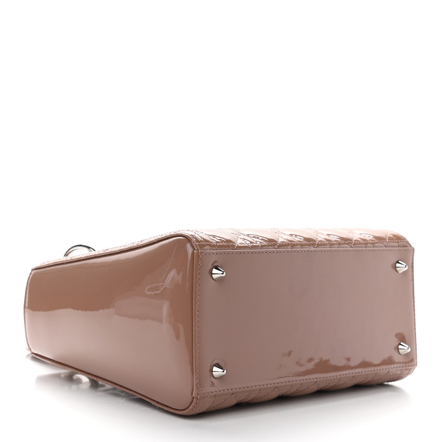 Christian Dior Patent Cannage Medium Lady Dior Brown 3 of 11