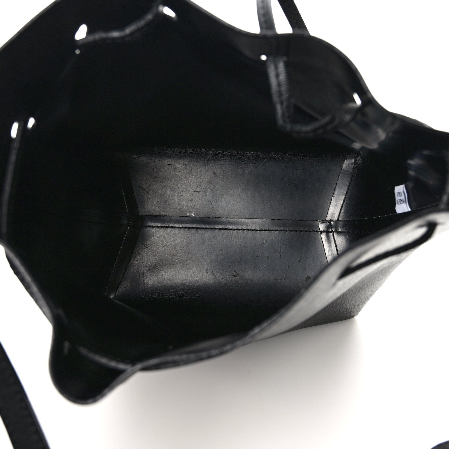 Mansur Gavriel Saffiano Mini Bucket Bag Black 5 of 15