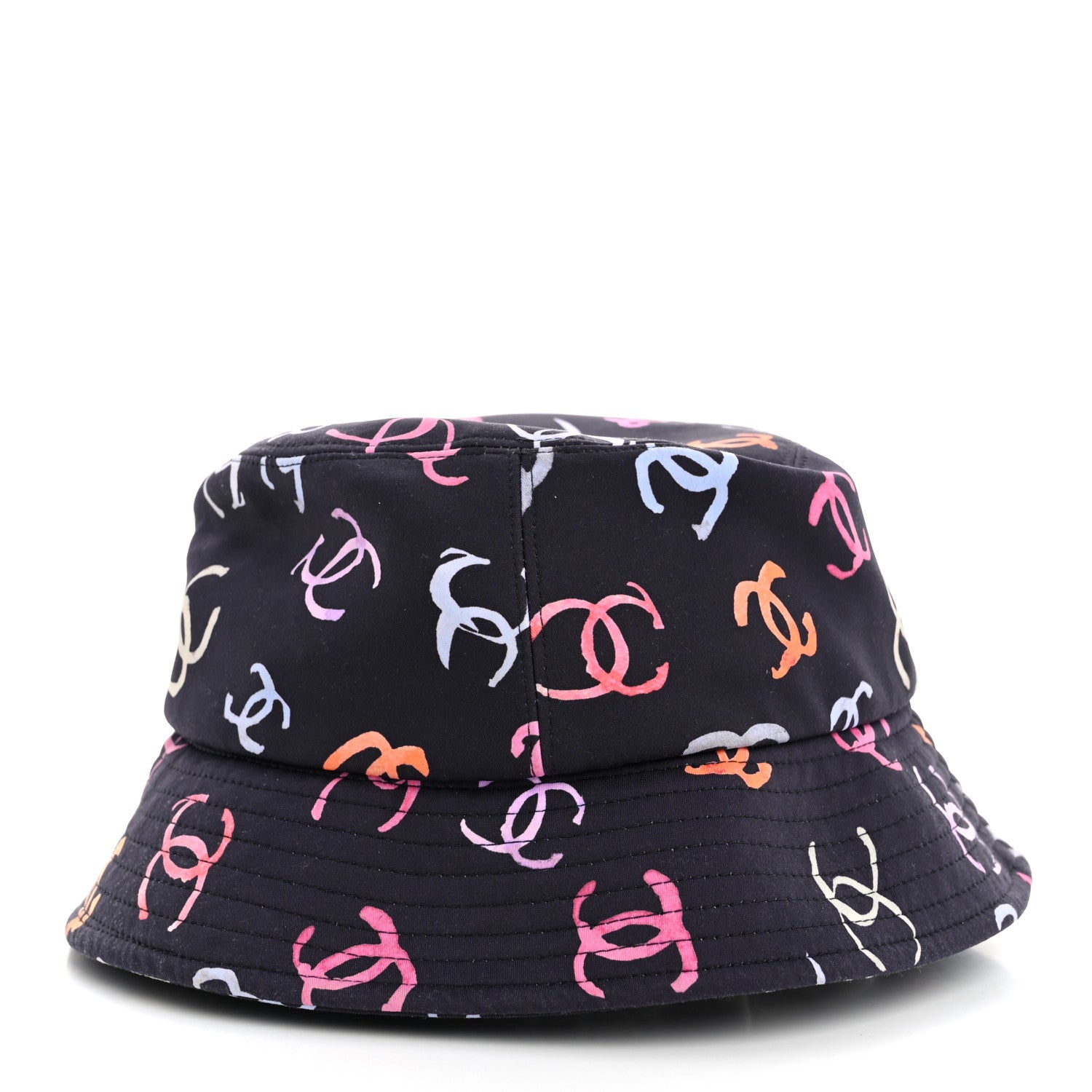 Chanel Nylon CC Bucket Hat M Navy Multicolor 4 of 6