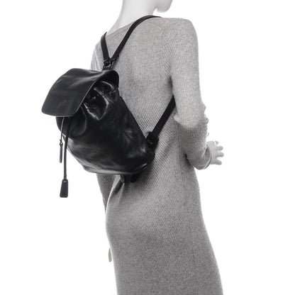 Chanel Lambskin CC Backpack Black 2 of 7