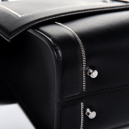 Givenchy Grained Calfskin Chain Small Shark Lock Satchel Black 15 of 18