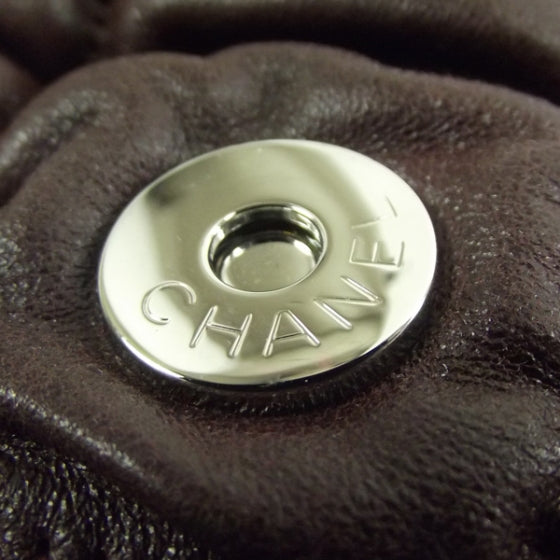 Chanel Leather Bubble Quilt Flap Bag Bordeaux 12 of 12