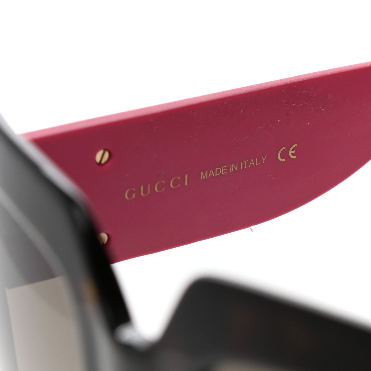 Gucci Square Frame GG0102S Sunglasses Glitter Pink Multi 6 of 7