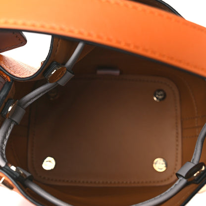 MCM Goatskin Milano Mini Drawstring Bag Orange 5 of 9