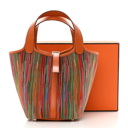 Hermes Box Vibrato Picotin 18 PM Potiron Vert Anis 14 of 14