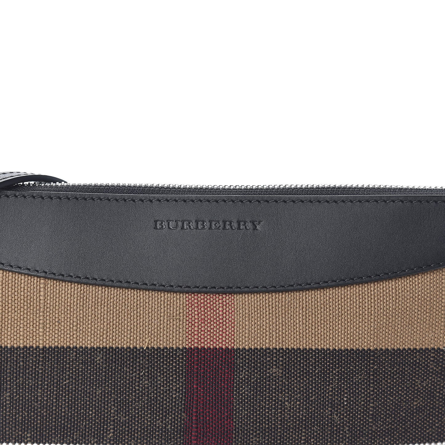 Mega Check Peyton Crossbody Clutch Bag Black