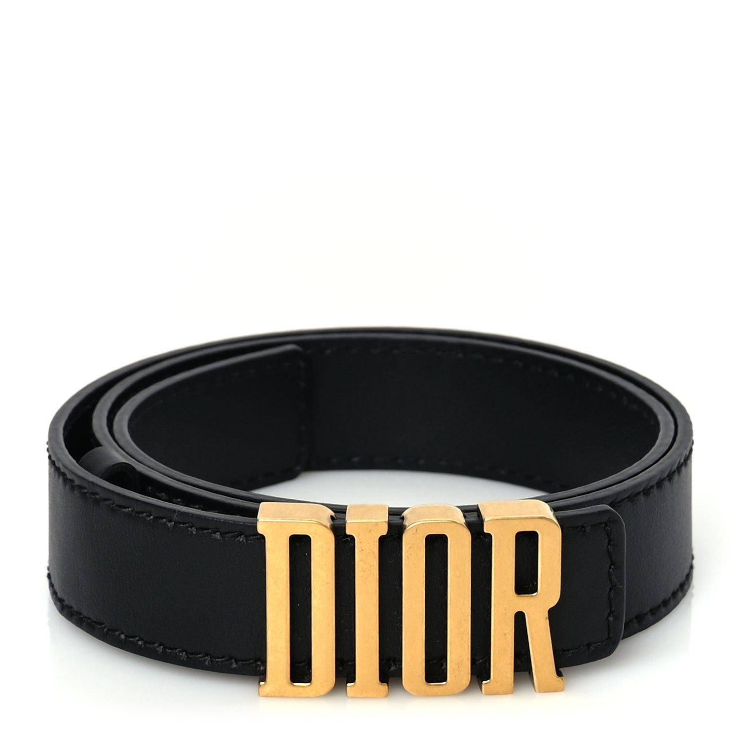 Christian Dior Calfskin D Fence Belt 75 1 of 5