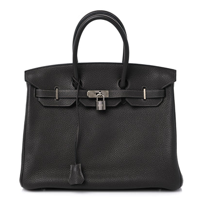 Hermes Taurillon Clemence Birkin 35 Graphite 1 of 15