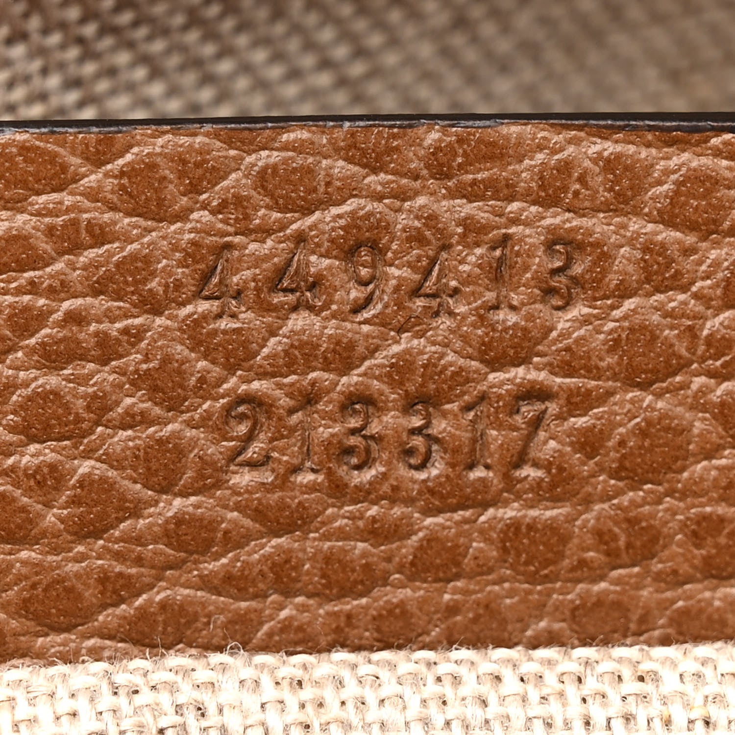 Gucci Monogram Mini Bree Messenger Bag Beige Tabacco 7 of 12