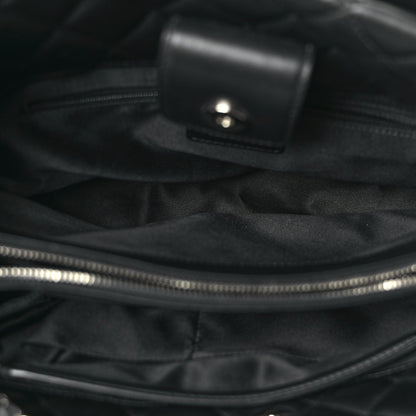 Chanel Lambskin Quilted  7 Tote Black 4 of 9