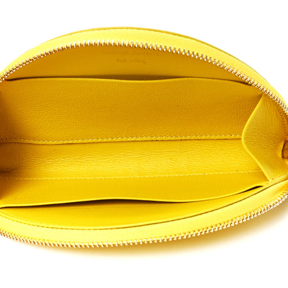 Mansur Gavriel Calfskin Half Moon Clutch Yellow 5 of 11