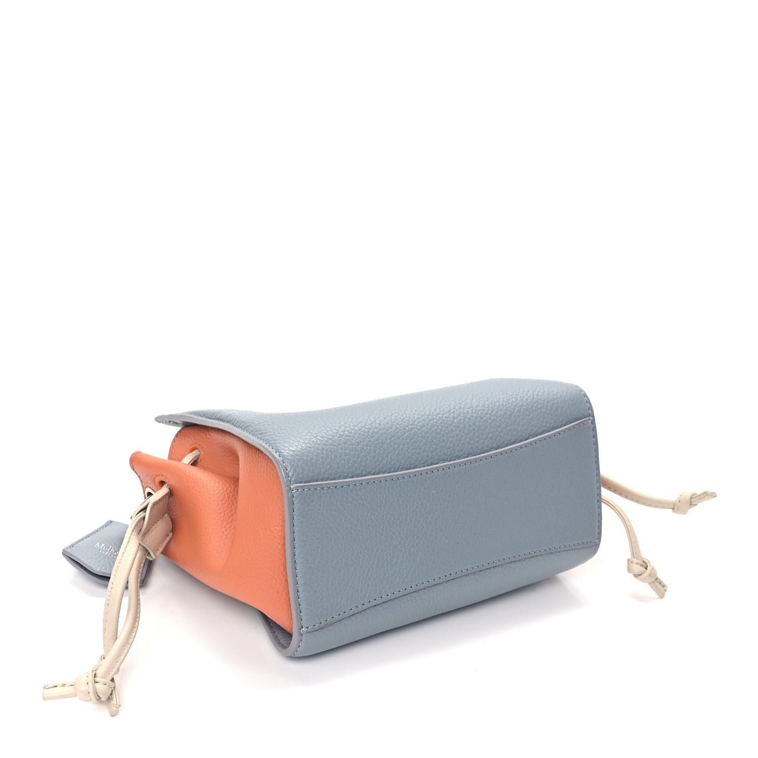 Mulberry Heavy Grain Mini Iris Tote Blue Orange 3 of 9