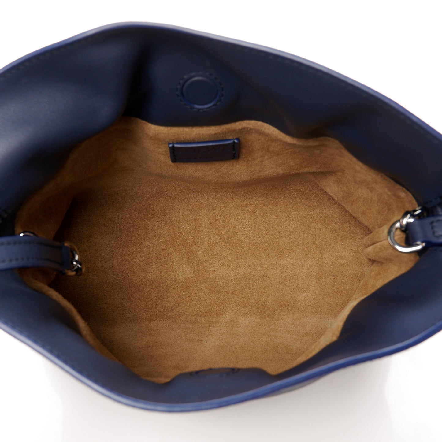 Calfskin Mini Flamenco Knot Clutch Abyss Blue