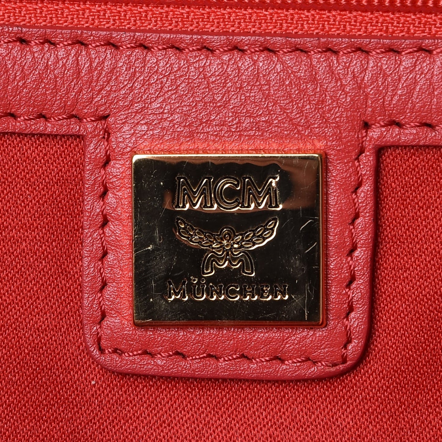 Visetos Medium Sprinkle Stud Stark Backpack Red