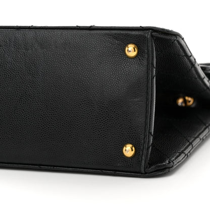 Chanel Caviar Diamond Stitched Flap Shoulder Bag Black 11 of 19