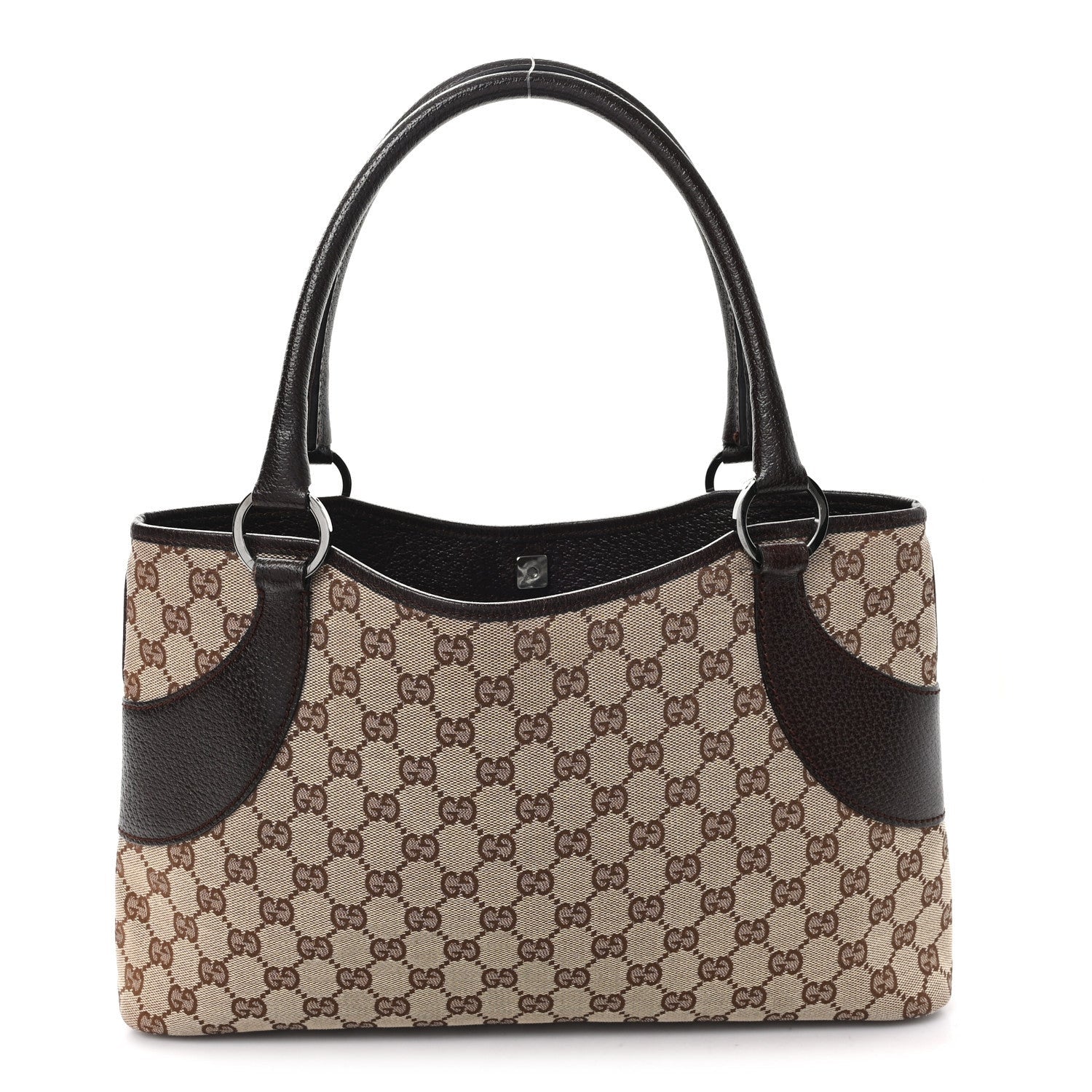 Gucci Monogram Shoulder Bag Dark Brown 1 of 1