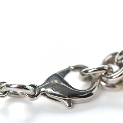 Chanel Crystal Pearl CC Long Necklace Silver 5 of 5